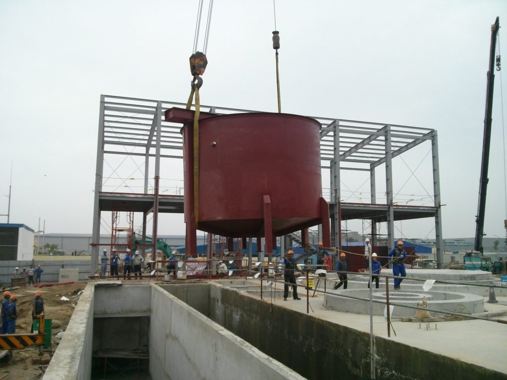Dự án SEV – Bể xử lý nước thải